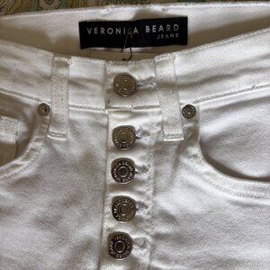 Veronica Beard jeans - White, 5 button front, size 25/0